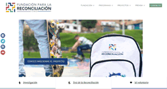 Desktop Screenshot of fundacionparalareconciliacion.org